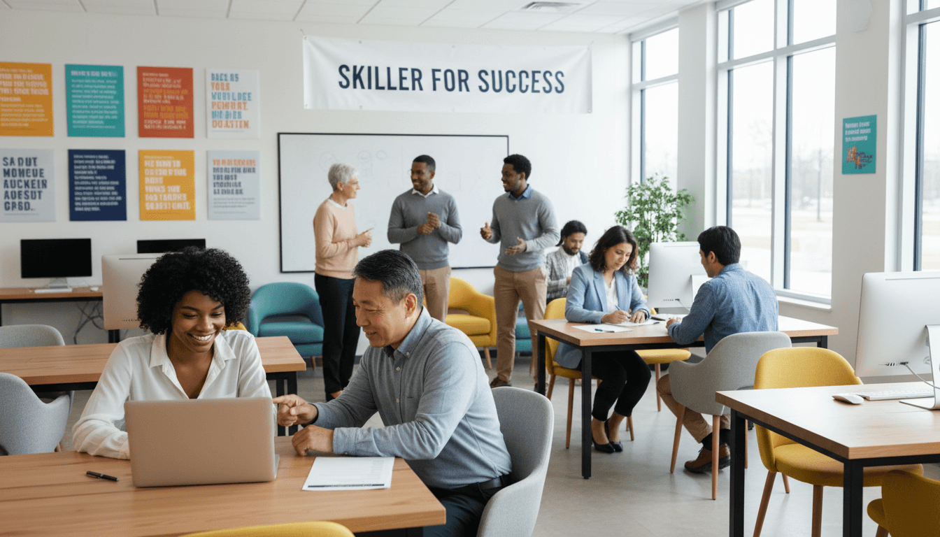 Workforce development and training session